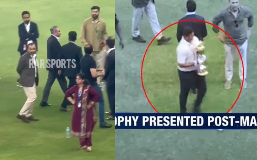 More drama from Mohsin Naqvi as ACC Chairman runs away with Asia Cup trophy